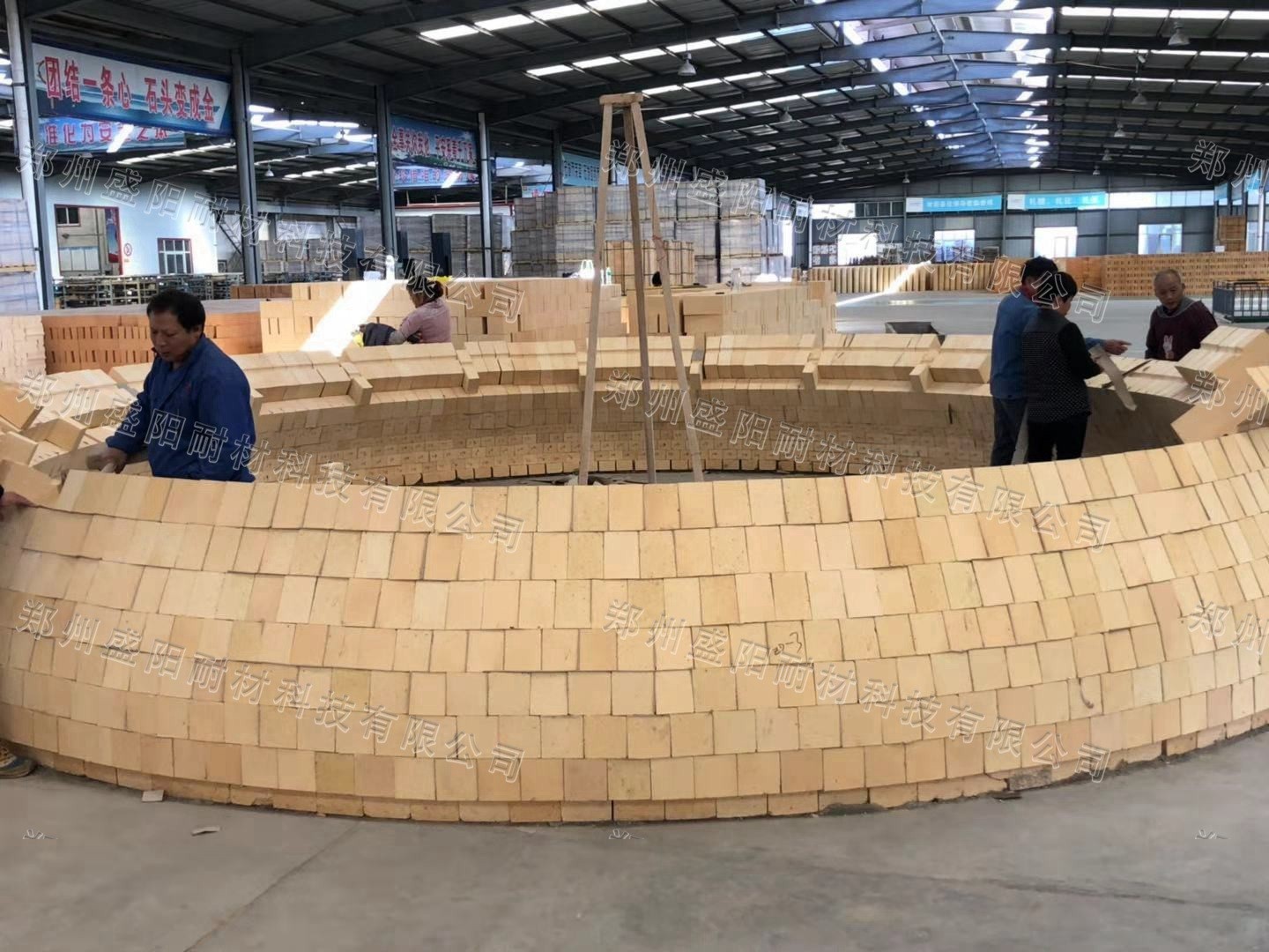 风暴砖预砌车间